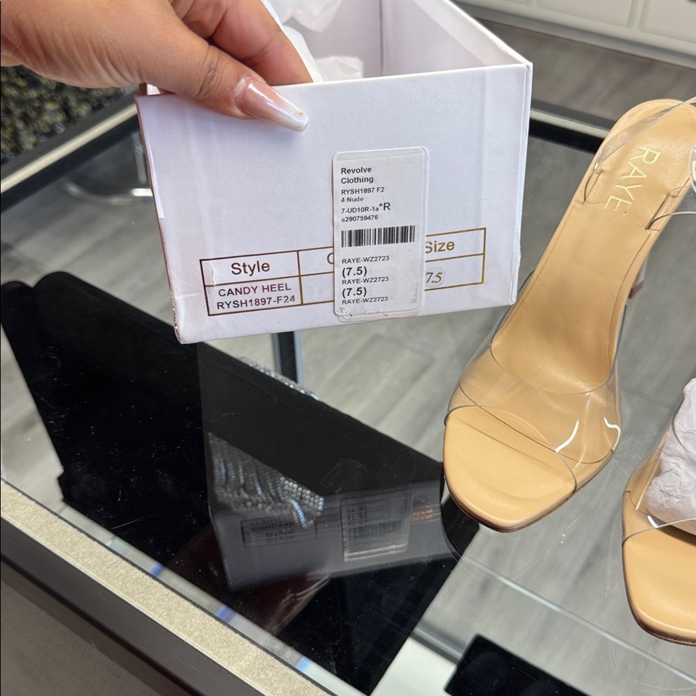 RAYE Candy Heel in Nude - Picture 7 of 12